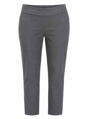 Croft & Barrow Women’s Effortless Stretch Pants Gray Size 18 Short Pull On Strai